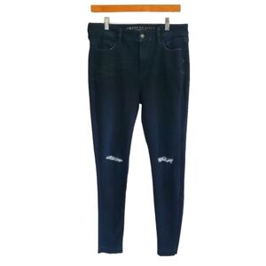 American Eagle Dark Wash Hi-Rise Super Stretch Jegging